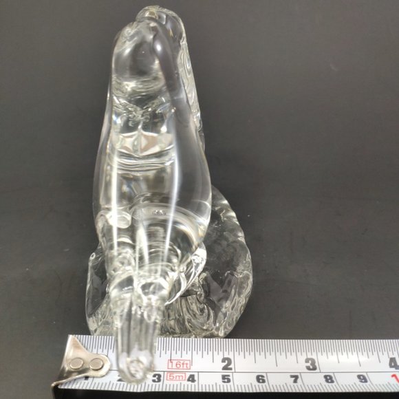Vintage Clear Glass Love Birds Figurine - Picture 6 of 10